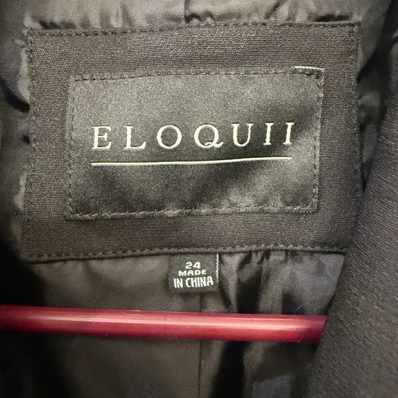 NWT Eloquii Longline Double Breasted Blazer Vest - Picture 6 of 8